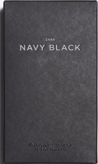 ZARA Navy Black 100 ml туалетна вода чоловіча (оригінал оригінал Іспанія), фото 1