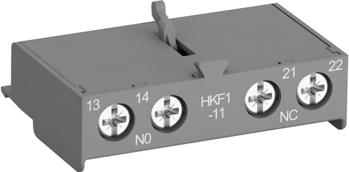 HKF1-11 додаткові контакти фронт 1НО+1НЗ до MS116,132,165, MO132,165
