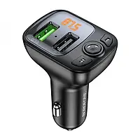 FM-Модулятор Borofone BC41 Eminency QC3.0 Car BT FM transmitter Чёрный