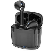 Навушники бездротові Bluetooth HOCO Clear Explore Edition EW15 у кейсі, чорні