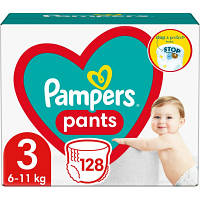 Подгузники Pampers Pants Midi Размер 3 (6-11 кг) 128 шт. (8006540069417)