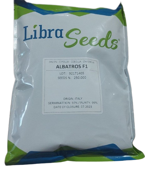 Альбатрос F1 250000 насінин цибуля озима середньопізня, "Libra Seeds"