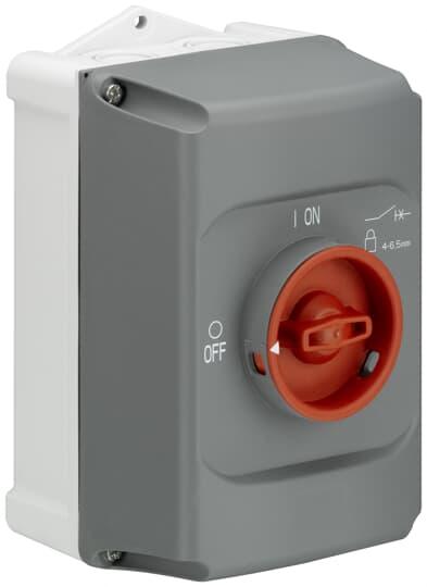 IB132-F корпус до MS116/MS132, GY/BK IP65