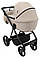 Коляска 2 в 1 Adamex Blanc Eco SA-7 лате, фото 4