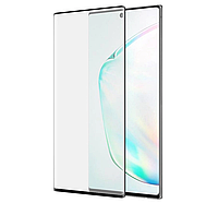 Защитное стекло Fiji Premium для Samsung Galaxy Note 10 Plus (N975 закругленные края и полная проклейка черный