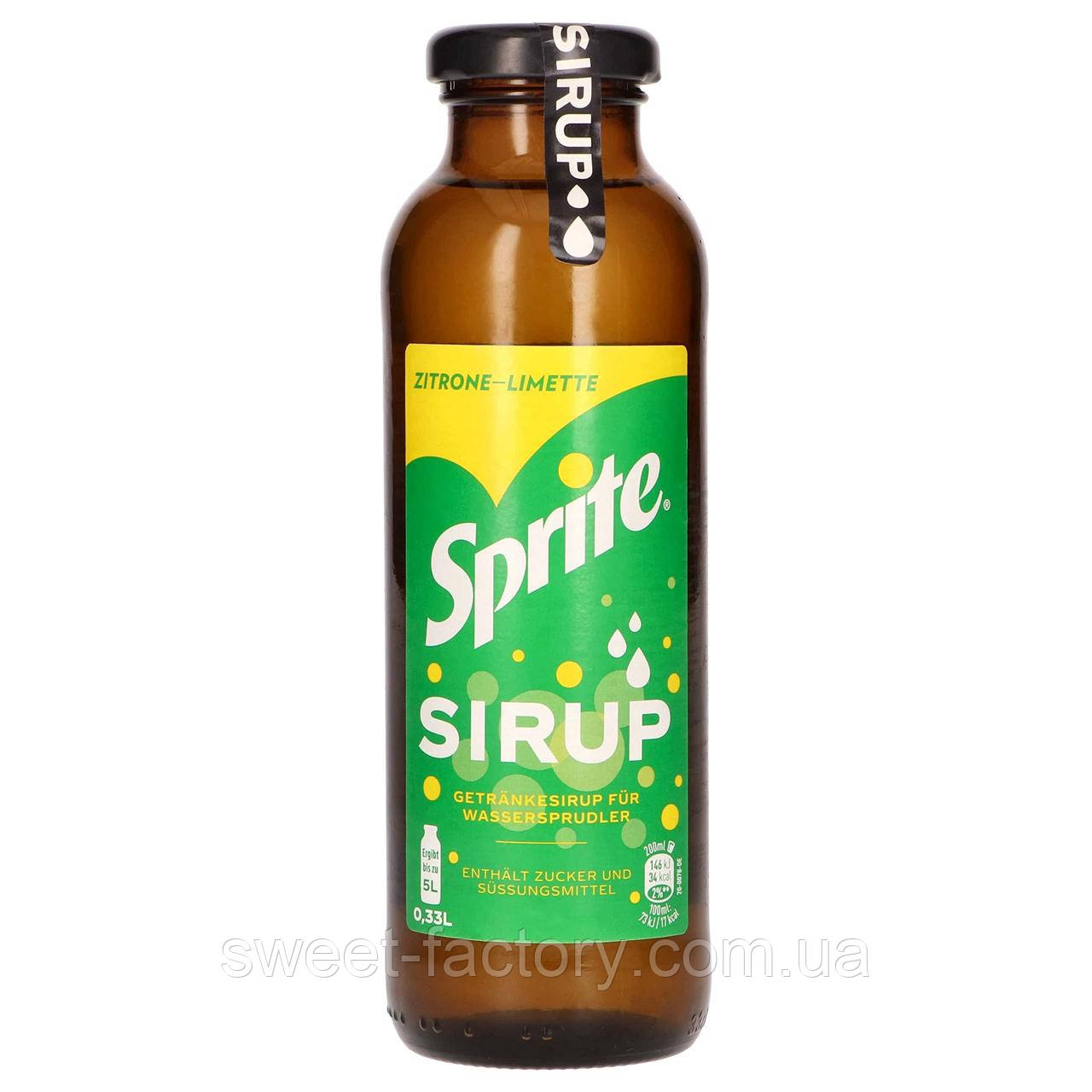 Концентрат Sprite Zitrone Limette Sirup 330ml