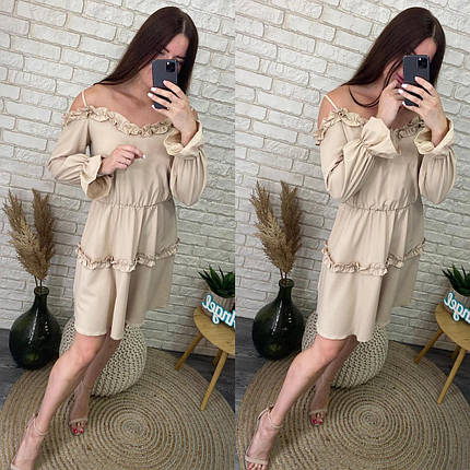 Стильна жіноча сукня, тканина "Віскоза" 42, 44, 46, 48 розмір 42, фото 2