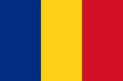 Односторонній прапор Румунії 135 см × 90 см, тканина нейлонова