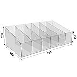 Диспенсер EKOSTAR для цукерок, снеків, горіхів, сухофруктів 6 комірок, фото 3