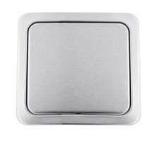 Система під відро для сміття колір срібло 230 мм квадратне в стільницю люк, що обертається з нержавійки врізне