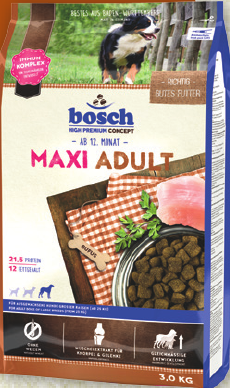 Bosch Maxi Adult 3 кг сухий корм для собак великих порід