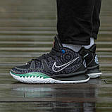 Чоловічі баскетбольні кросівки Nike Kyrie 7 Black/Green, фото 11