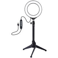 Набор блогера Puluz Ring USB LED lamp PKT3049B 4.7" + table tripod (PKT3049B)