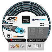 Поливочный шланг Cellfast HOBBY ATS, 3/4', 50м, 6 слоев, до 30 Бар, -20 +60°C (16-221) - Топ Продаж!