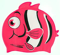 Шапка для плавания Aqua Speed ZOO NEMO 5756 коралловая рыбка Дит OSFM