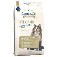 Sanabelle Hair & Skin 2 кг сухой корм для выставочных и прихотливых кошек