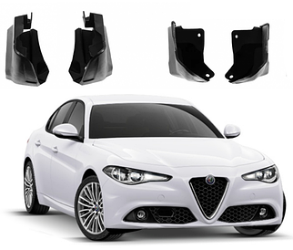 Бризковики для автокомплекс 4 шт Alfa Romeo Giulia 2016-2023 (передні та задні) AVTM