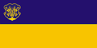 Односторонний флаг города Ужгород, 135 см × 90 см, нейлоновая ткань
