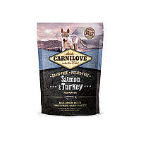 Carnilove Puppy Salmon & Turkey 1,5 кг корм для щенков и молодых собак всех пород с лососем и индейкой