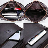 Чоловіча сумка через плече Барсетка Чоловіча сумка для документів, фото 10