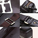 Чоловіча сумка через плече Барсетка Чоловіча сумка для документів, фото 9