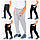Cпортивні штани  Adidas  (прямі)  меланж, фото 2