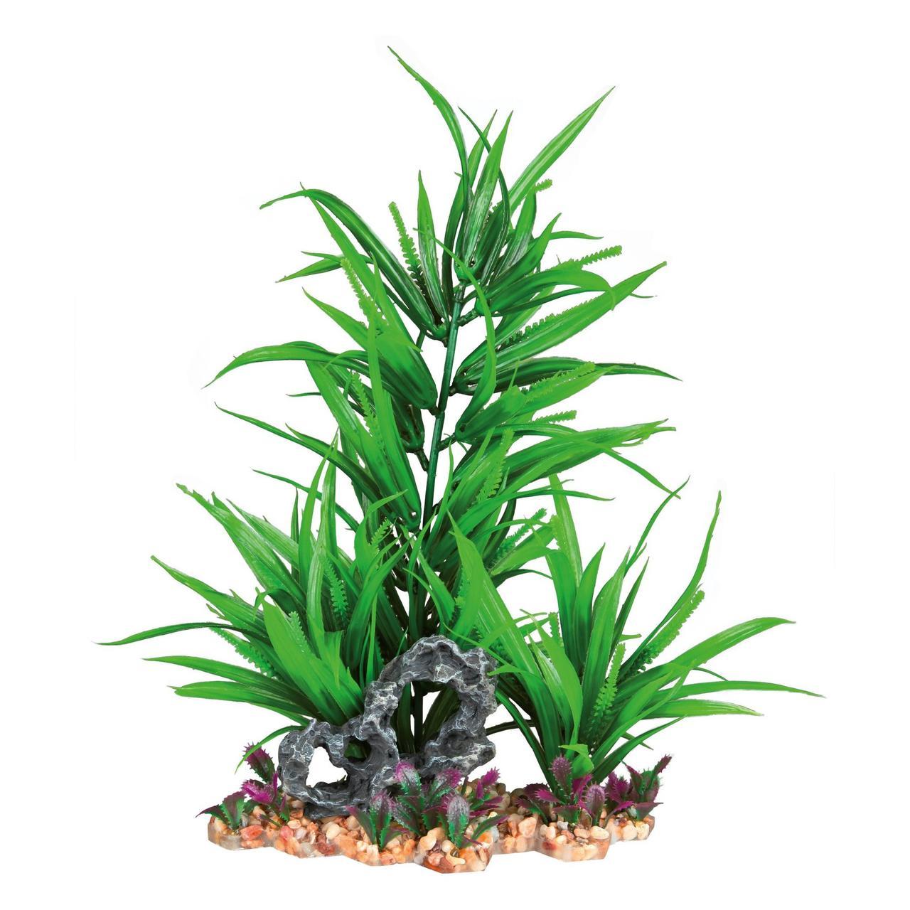 Декорация для аквариума Trixie растения на подставке 28 см (пластик) - фото 1 - id-p1567059311