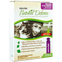 Sentry Natural Defense капли от блох и клещей для котов всех пород и котят 2 мл, цена за пипетку