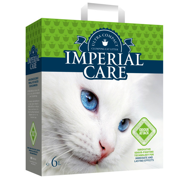 Ультра-комкующийся наполнитель Imperial Care Odour Attack 10 л контроль запаха с ароматом летнего сада - фото 1 - id-p1609945500