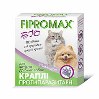 Капли Fipromax БИО для кошек и мелких собак 1мл - 2 пип./уп