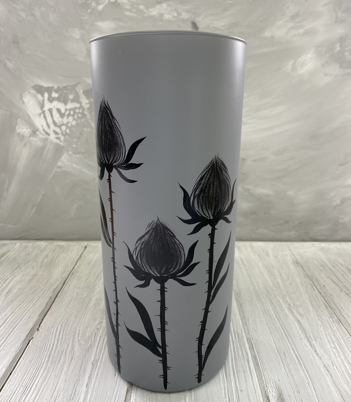 Ваза сіра "Чортополох" Н265*110, фото 1