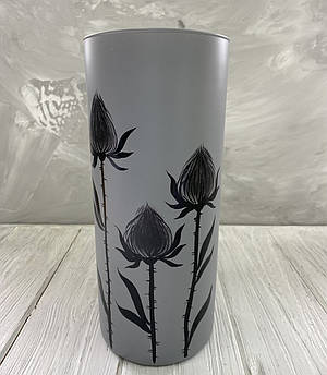 Ваза сіра "Чортополох" Н265*110