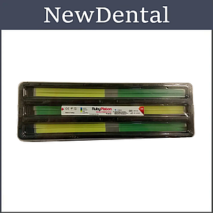 Штрипси для полірування RubyPlaton 75 шт Зелено-жовтий