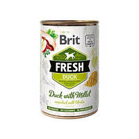 Консерва Brit Frech Duck / Millet 400г для собак утка, пшено