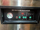Вакуумний пакувальник машина пакувальна вакууматор Vektor DZ-500 220 V з функцією газового наповнення, фото 4