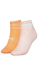 Носки Puma SHORT SOCK STRUCTURE 2P WOMEN персиковый, розовый Жин 39-42