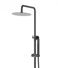 Душовий гарнітур CORSAN LUGO BLACK з термостатом *, фото 5