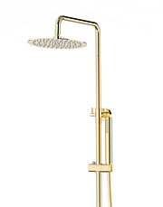 Душовий гарнітур CORSAN LUGO GOLD з термостатом та виливом *, фото 4