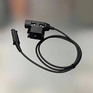 Адаптер з кнопкою HD PTT U94 для навушників під рації Baofeng UV-9R / UV-9R Plus / UV-XR / BF-9700, фото 1