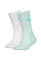 Носки Puma KIDS CLASSIC SOCK 2P мятный, белый Дит 35-38