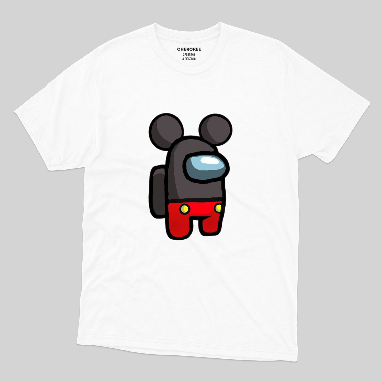 Футболка дитяча з прикольним принтом « Among Us. Амонг Ас. Мики Маус», фото 1