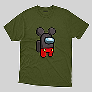 Футболка дитяча з прикольним принтом « Among Us. Амонг Ас. Мики Маус», фото 3