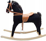 Кінь — гойдалка Domil Чорна, фото 7