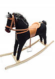 Кінь — гойдалка Domil Чорна, фото 6