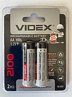 Акумулятор AA Videx 2100mAh NiMH, 1 шт (блістер по 2 шт.) HR6