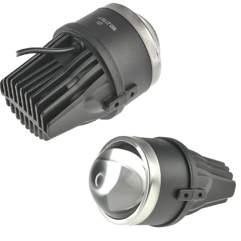 Світлодіодні Bi-led лінзи в протитуманки CYCLONE LED FOG 2.5" 4300 K