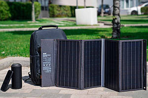 Портативна сонячна панель 2E, DC 36 Вт, USB-С 20 Вт, USB-A 18 Вт Baumar - Порадуй Себе