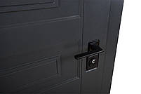 [Складська програма] Вхідні двері з терморозривом модель Scandi (колір RAL 7021 + біла) комплектація COTTAGE, фото 4