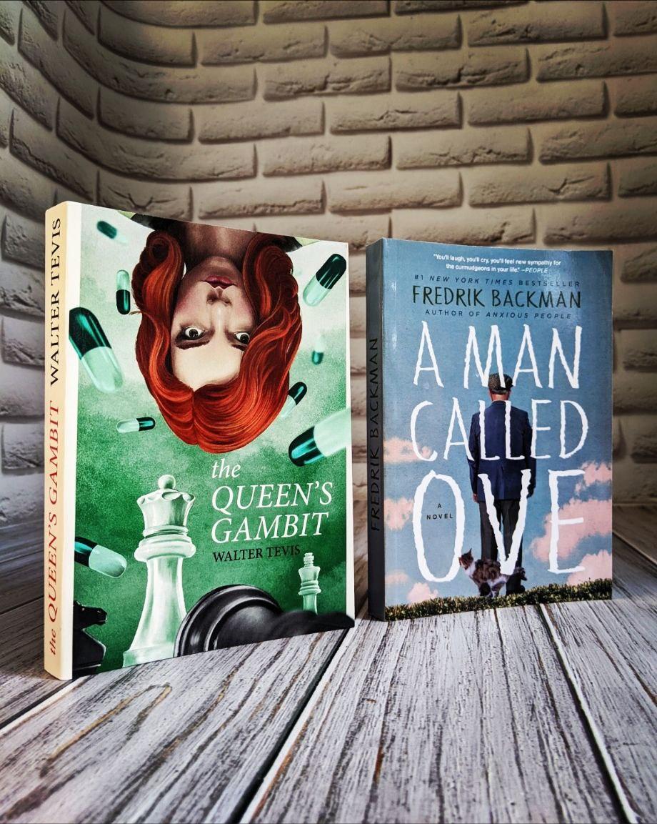 Набір книг "A Man Called Ove" Fredrik Backman ("Чоловік на ім’я Уве"),"The Queen's Gambit" англійською мовою