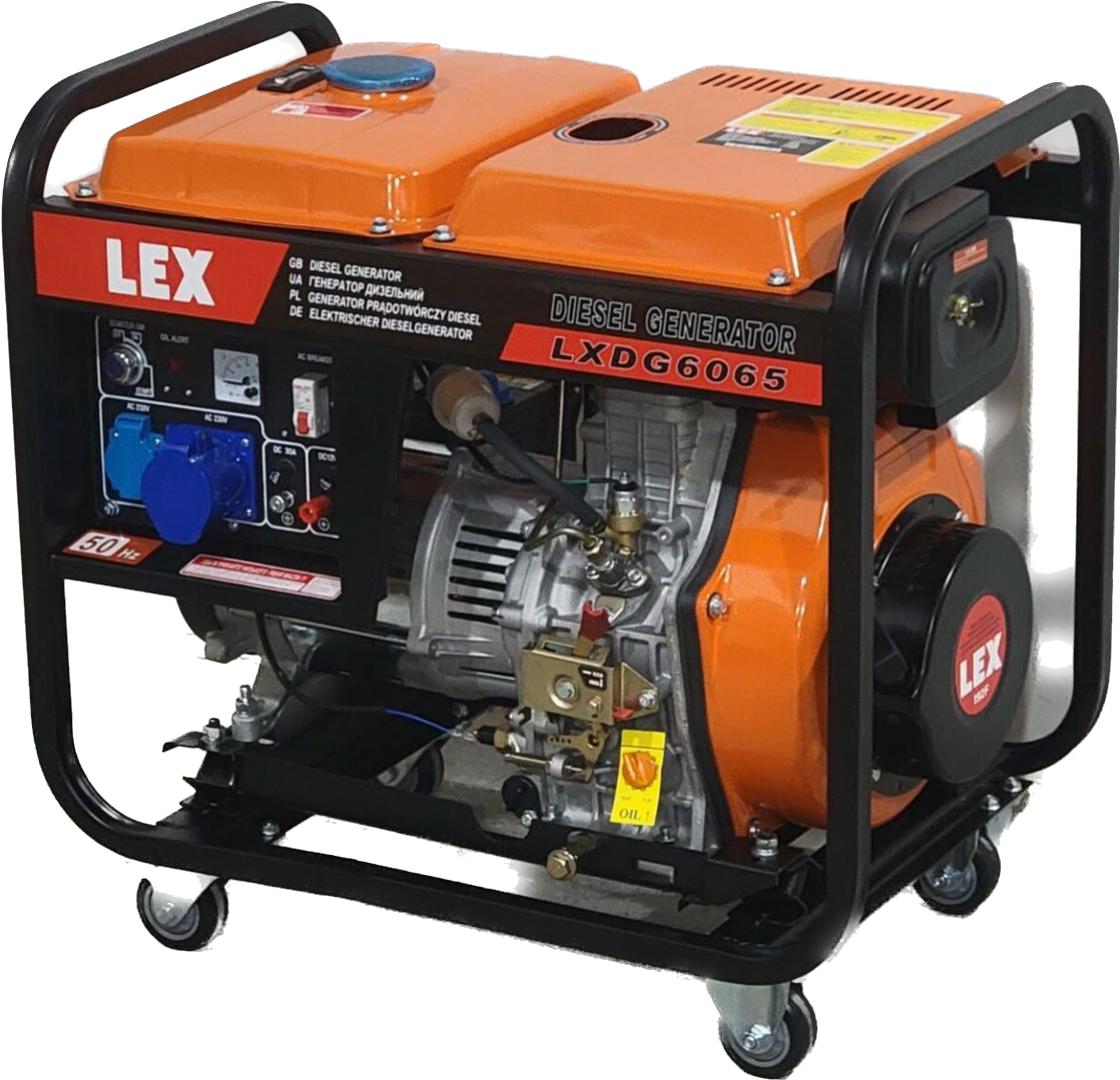 Генератор дизельний LEX 6.5 кВт LXDG6065